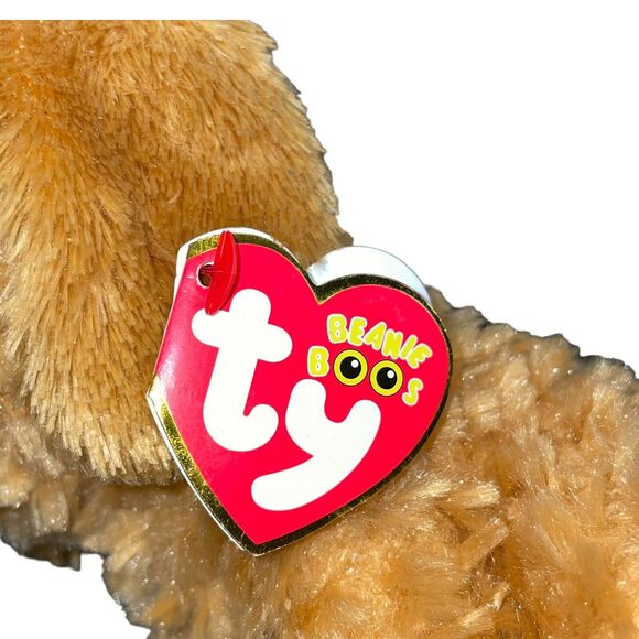 Ty Beanie Boos Plush Dog Golden Doodle Noodles Stuffed Animal Nursery Shower 6" - Picture 7 of 11
